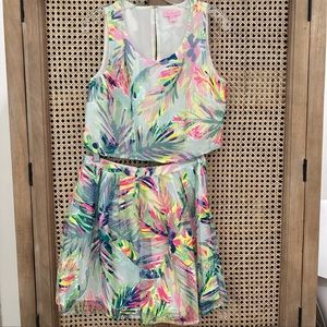 NWT Lilly Pulitzer matching skirt set